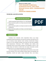 KB-4 Teori Belajar Humanistik Dan Konstruktivistik, Dan Teori Belajar Sosial Dan Penerapannya Dalam Pembelajaran