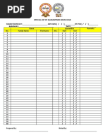 Dilg House Hold List