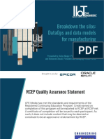 Breakdown The Silos: Dataops and Data Models For Manufacturing Operations