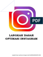 Langkah Dasar Optimasi Instagram