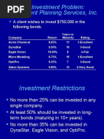 Investment and Blending