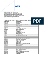 Cummins 6cta8.3 Engine Spare Parts Catalog