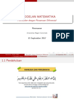 Resmawan Pemodelan Dengan Persamaan Diferensial