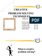 Creative Problem Solving Techniques