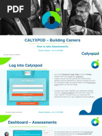 Calyxpod - How To Take Mandatory Assessment