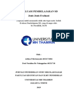 Jenis-Jenis Evaluasi Pembelajaran