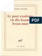 Le Post-Exotisme en Dix Leçons, Leçon Onze by Volodine Antoine