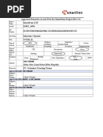 Approval Form For Access Fees For Smartfren Project Rev 1.0 Smartfren LTE ZJKT - 4254 DOEP1509254842015861 DOID05220210205301SFLTE