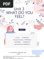 UNIT 3 (What Do You Feel)