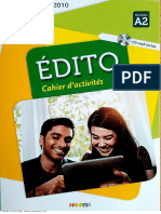 Édito A2 - Cahier D'activités