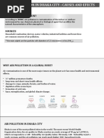 Air Pollution in Dhaka City