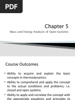 Chapter 5 Mass and Energy Analysis of Open Systems