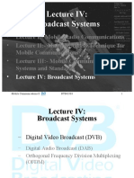 BTB43503 Lecture IVb-DVB Broadcast Systems