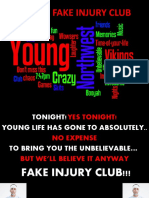 Young Life "Fake Injury Club" Powerpoint