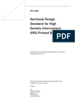 Sectional Design Standard For High Density Interconnect (HDI) Printed Boards