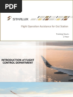 Flight Operation Assistance For Out Station - For Outstation