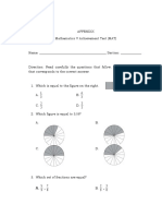 Mathematics Achievement Test (MAT)