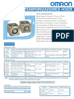 Flyer Temporizadores H3CR Omron