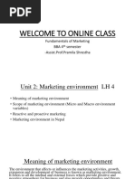 Unit 2 Marketing Environment 4th Sem