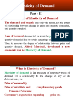 Elasticity - II BBA, BCIS Modified