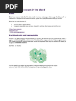 Transport of Oxygen in The Blood