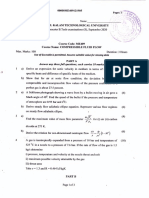 Me409 Compressible Fluid Flow, September 2020