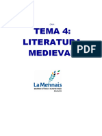 Tema 4 - Literatura Medieval