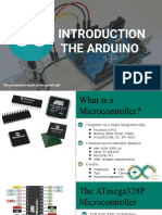 The Arduino: This Presentation Made by Thingerbit's PDF