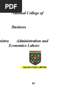 National College Of: Dalda Food Limited