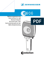 E906 Mic Manual