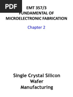 Chapter 2 - Silicon Wafer Manufacturing