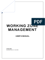 Working Zone Management: User'S Manual