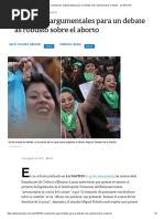 Condiciones Argumentales para Un Debate Más Robusto Sobre El Aborto - LA NACION