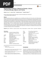 Pharmacologic Treatment of Opioid