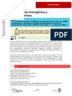 Mezclas Homogeneas y Heterogeneas