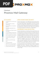 Proxmox Mail Gateway 6.4 Datasheet