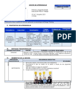 SESIÓN DE APRENDIZAJ #3 - 1 y 2 Grado