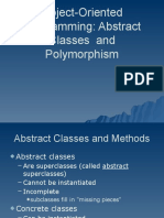 Object-Oriented Programming: Abstract Classes and Polymorphism