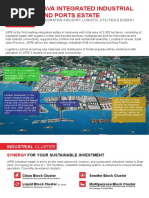 Java Integrated Industrial and Ports Estate: Integrating Industry, Logistic, Utilities & Energy