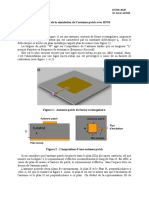 Résultats de La Simulation - HFSS - 2020