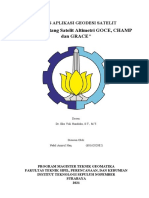 Tugas Aplikasi Geodesi Satelit - Resume GOCE Dan CHAMP - Nabil Amirul Haq - 6016202002