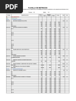 Planilla de Metrados Almacen