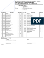 Fakultas Ekonomi Dan Bisnis Transkrip Ni