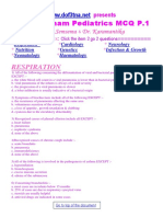 Dr. M. Hisham Pediatrics MCQ P.1: Respiration