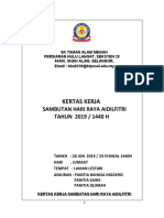 Sambutan Hari Raya Kertas Kerja Nak Buat La Nih - 1