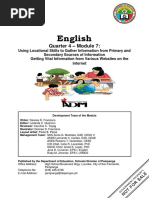 English 10 Quarter 4 Module 7