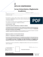 Carta de Compromiso - Alcances de La Ley Universitaria - TRICA SUNEDU - Retención 24