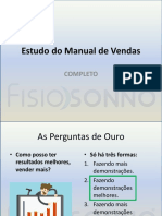 Manual de Vendas Colchões