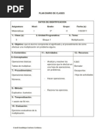 Plan de Clase 4 (Multiplicacion)