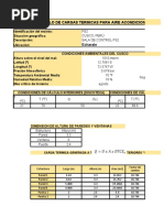 Cálculo de Cargas Termicas